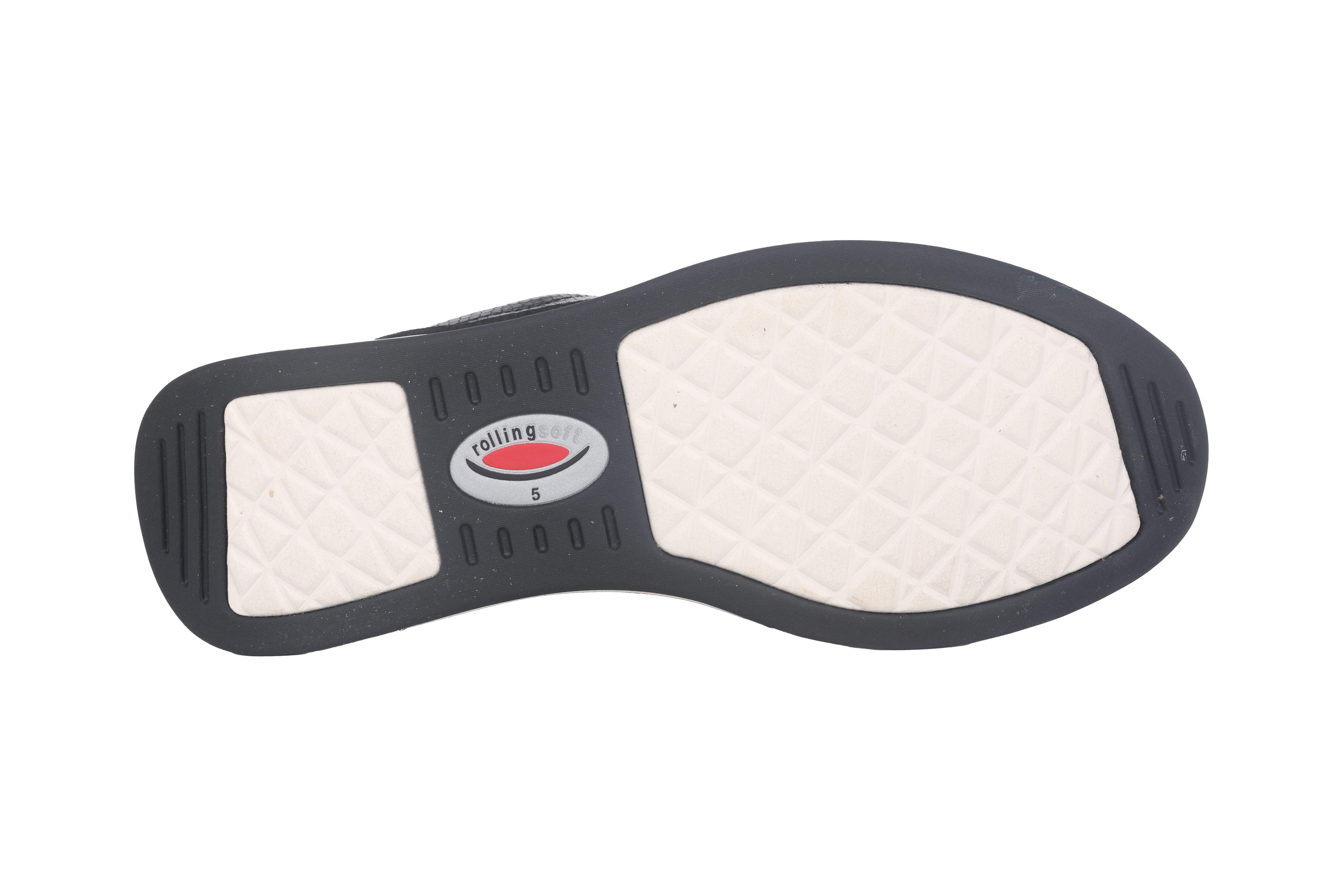 '96.955.83' rollende damessneaker - Zwart