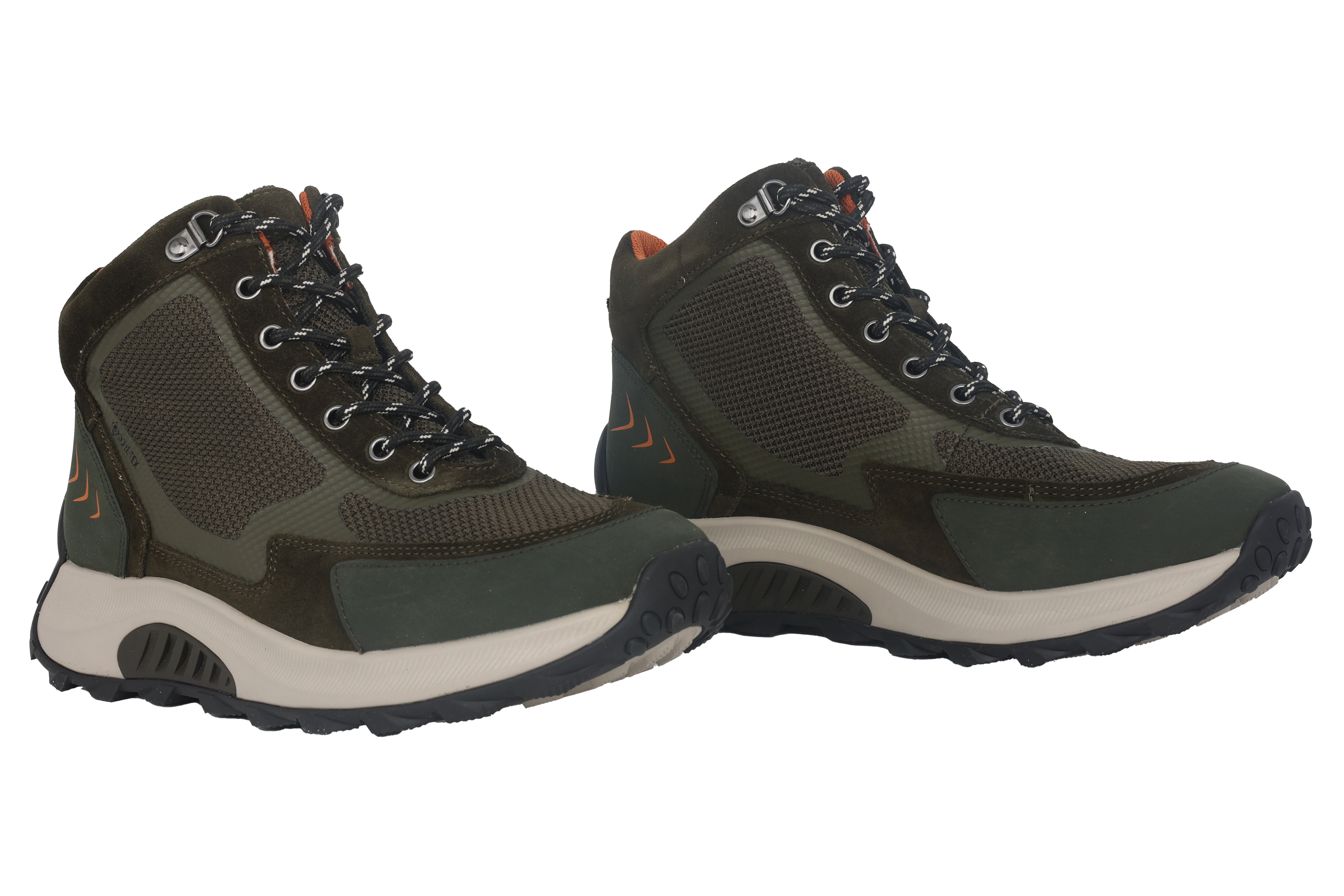 '96.876.31' women's waterproof walking rolling ankle boot - Green