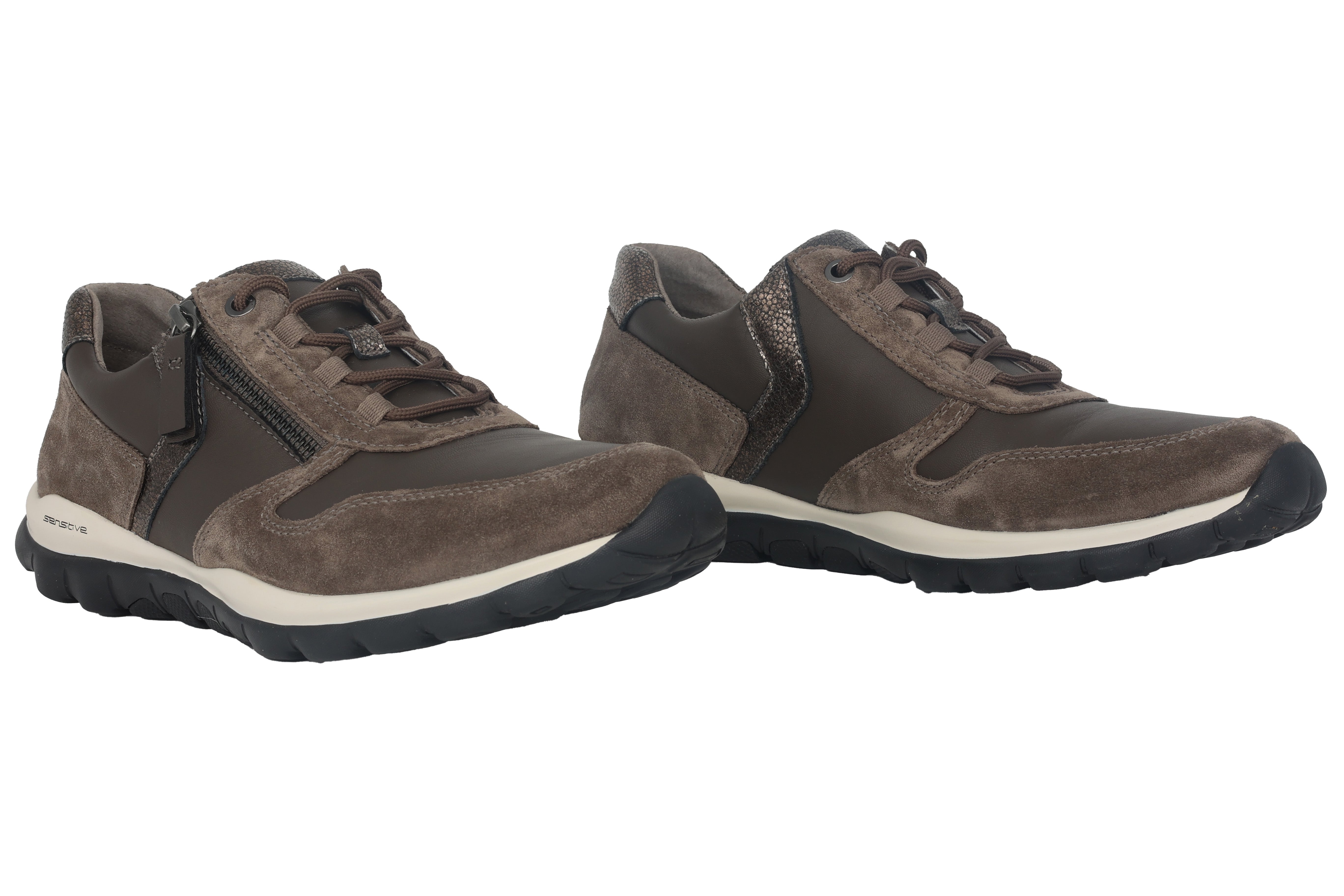 Sneaker stringata da passeggio da donna '76.969.30' - grigia