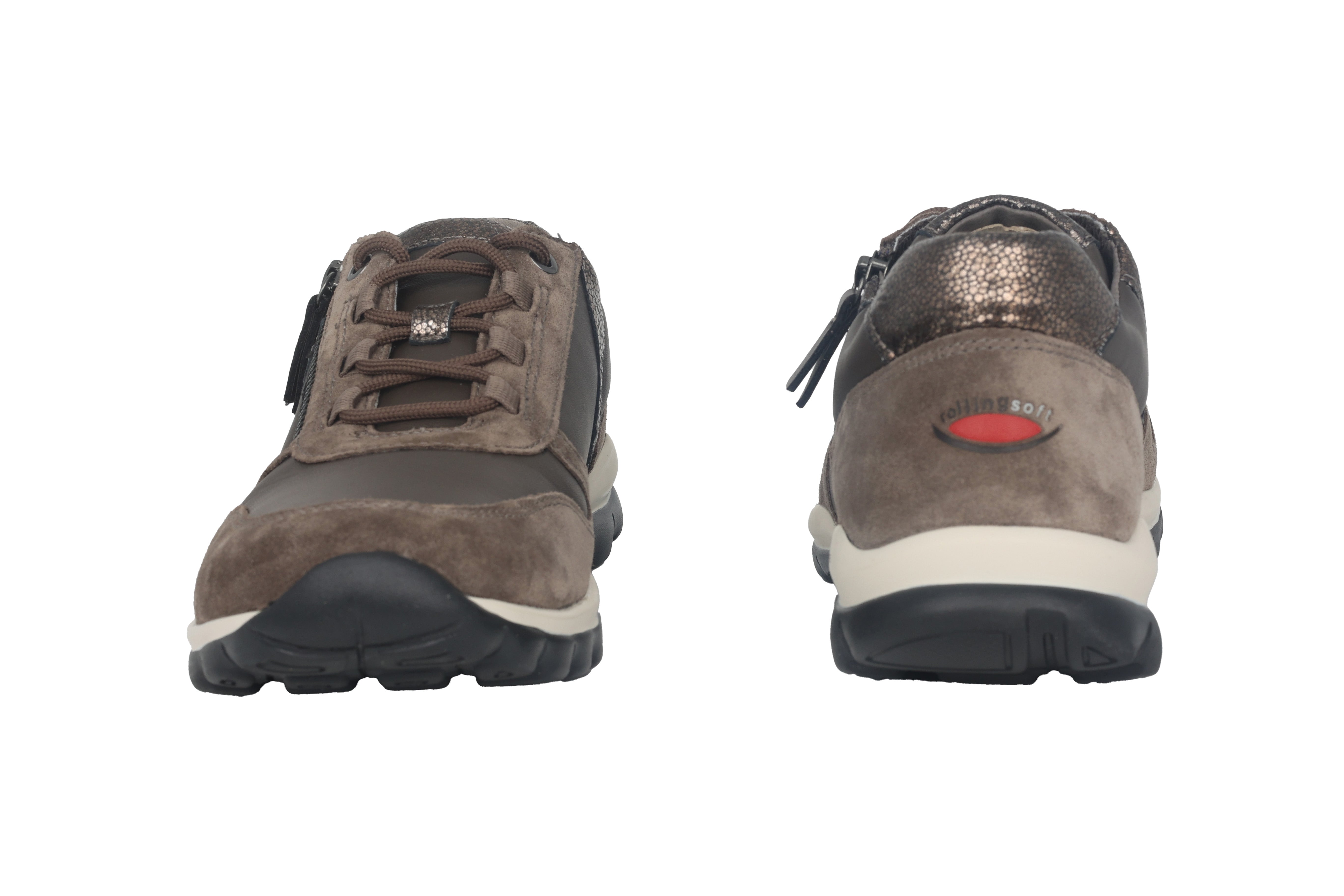 Sneaker stringata da passeggio da donna '76.969.30' - grigia