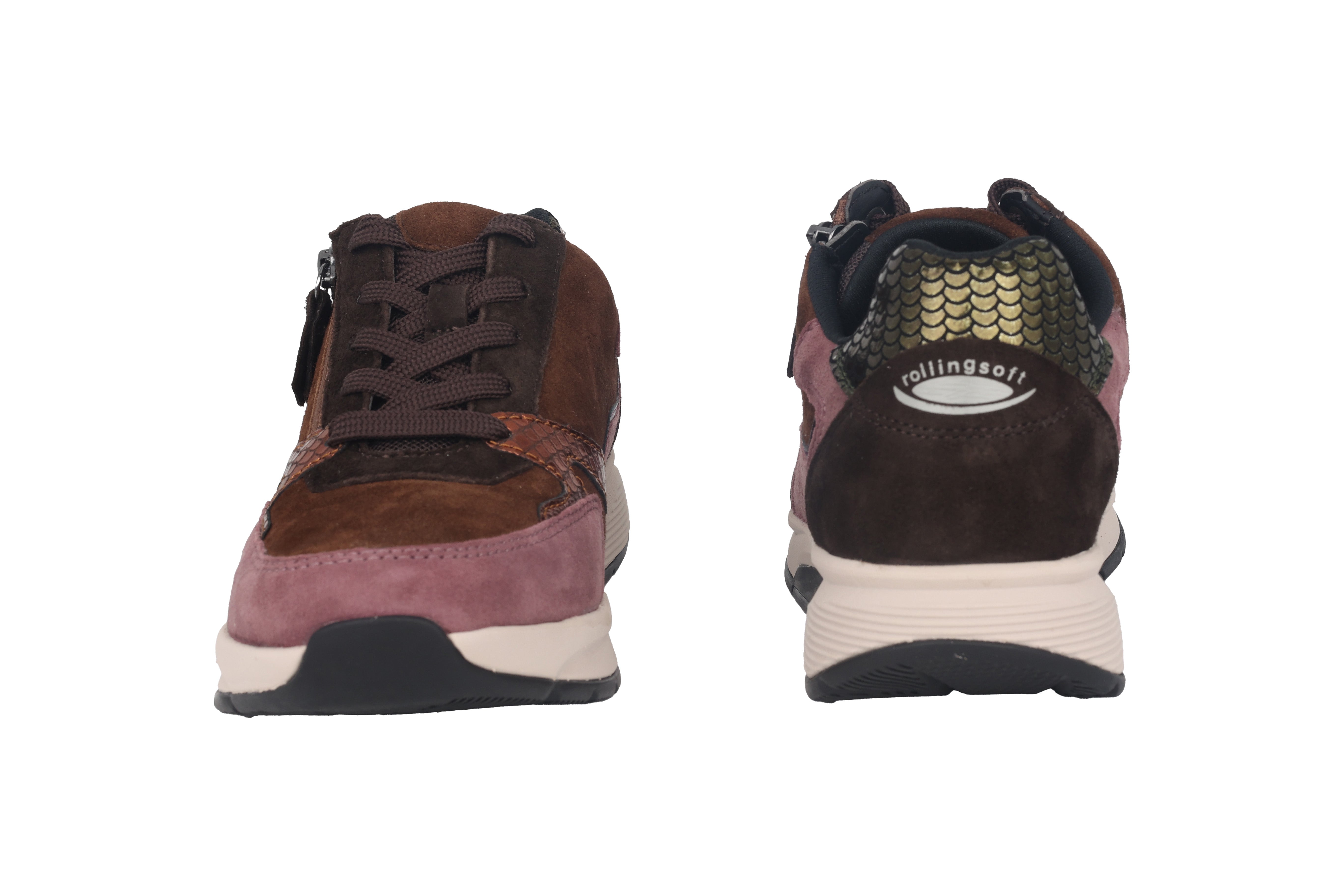 Damen-Rollschuhe „56.878.33“ – Braun-Lila-Mix