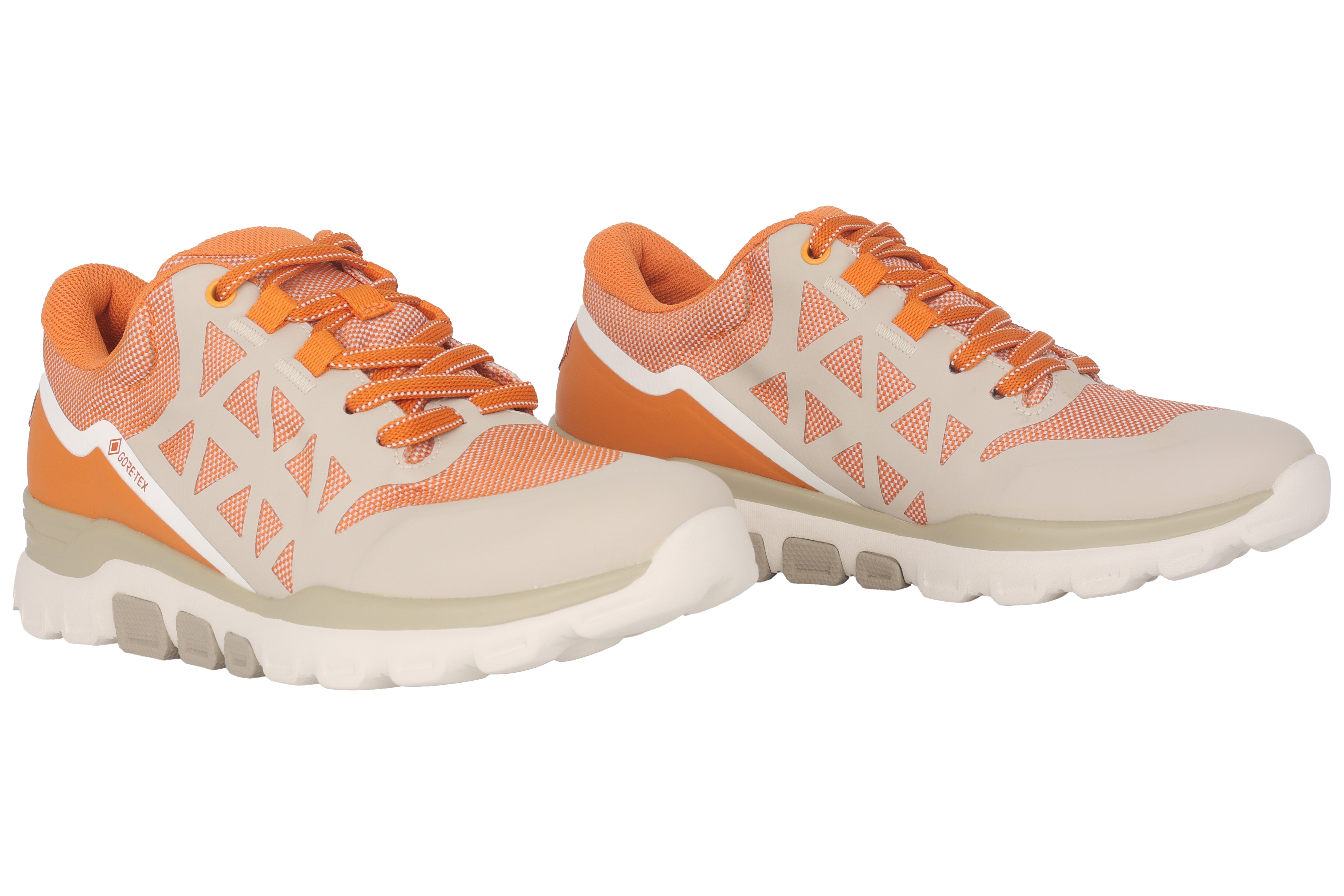 '86.989.24' women's waterproof walking rolling sneaker - orange