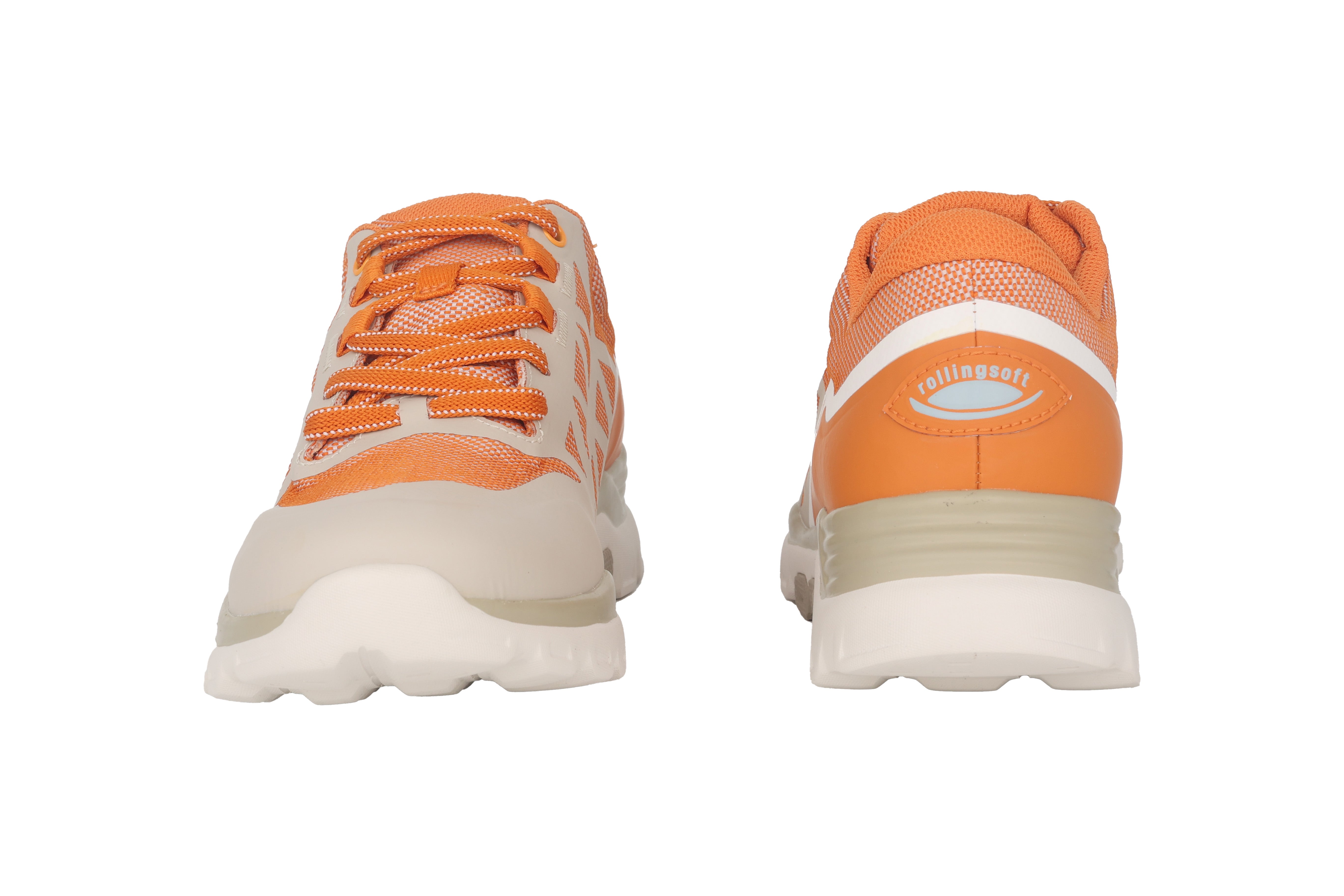 '86.989.24' women's waterproof walking rolling sneaker - orange