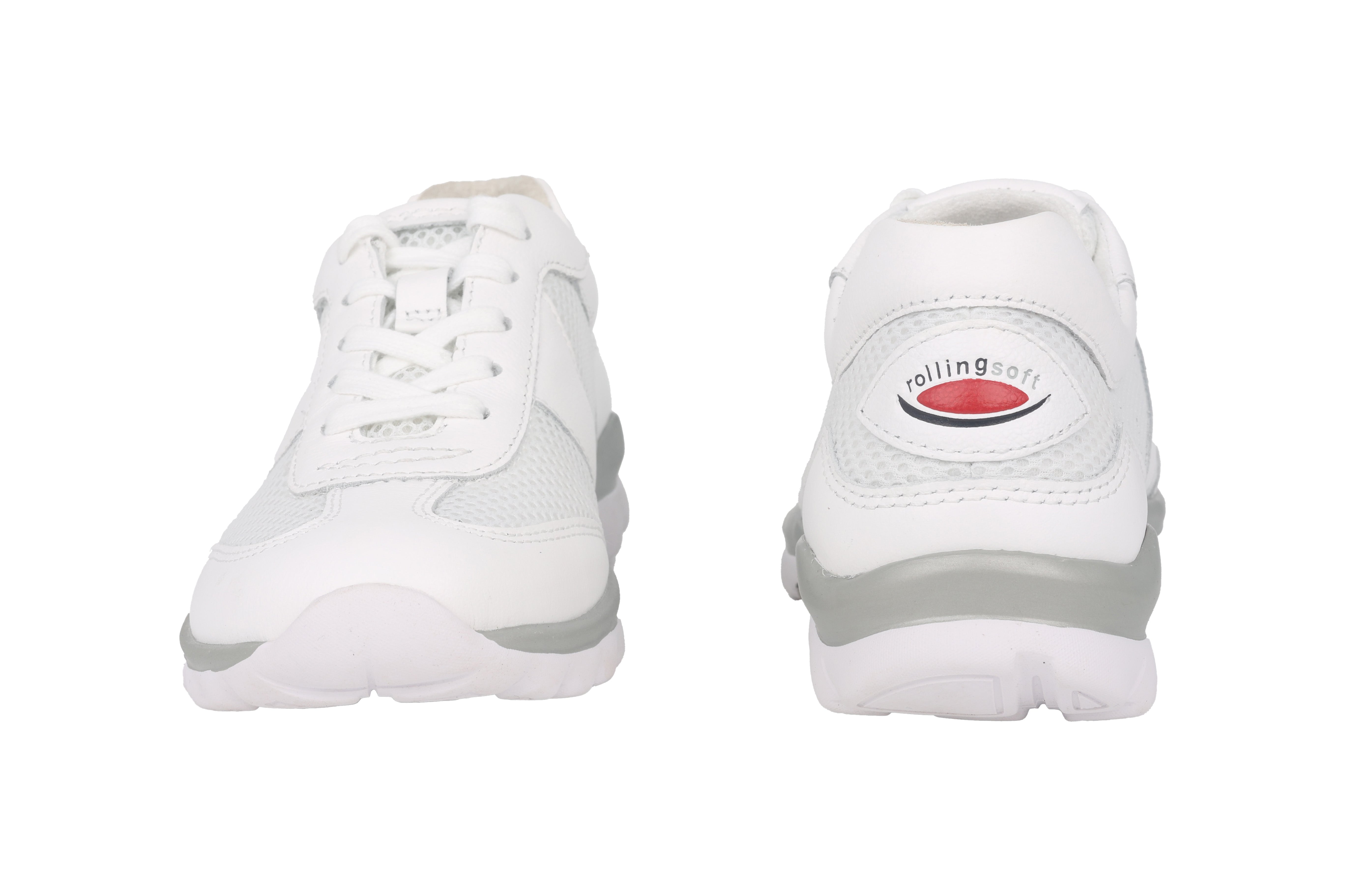 '66.966.50' women's perforated walking rolling sneaker - white