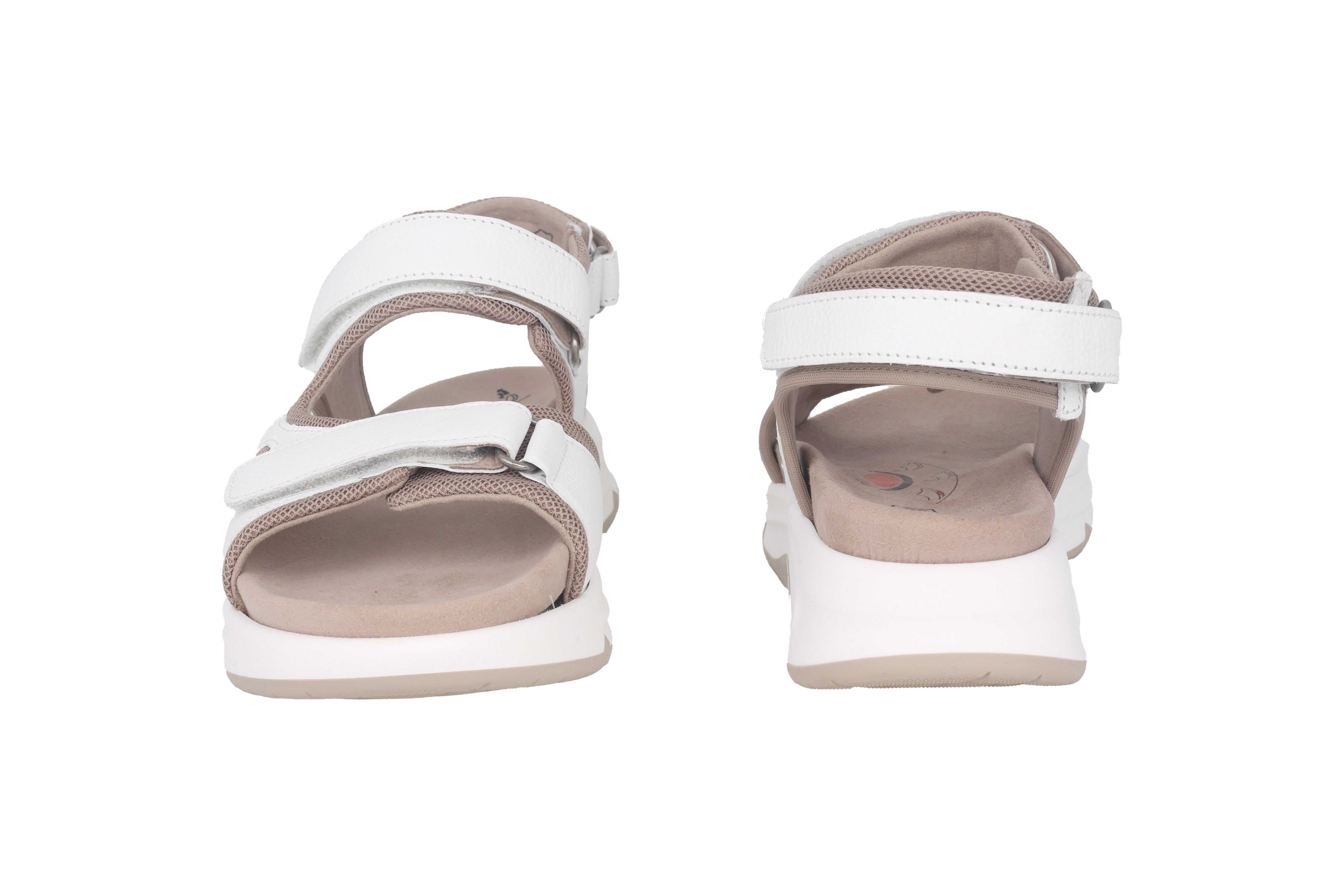 '66.889.60' women's walking sandal - white
