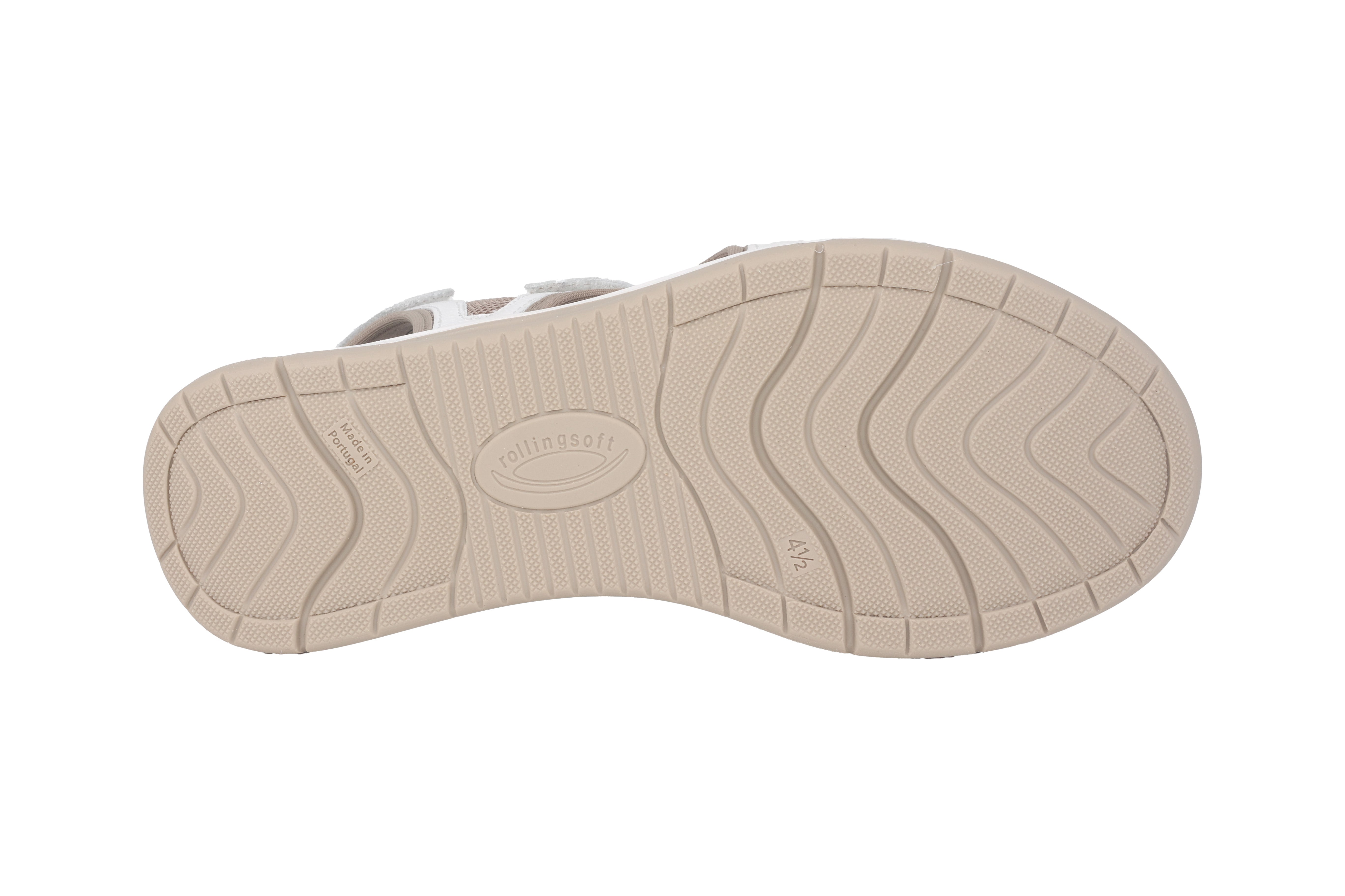 '66.889.60' women's walking sandal - white