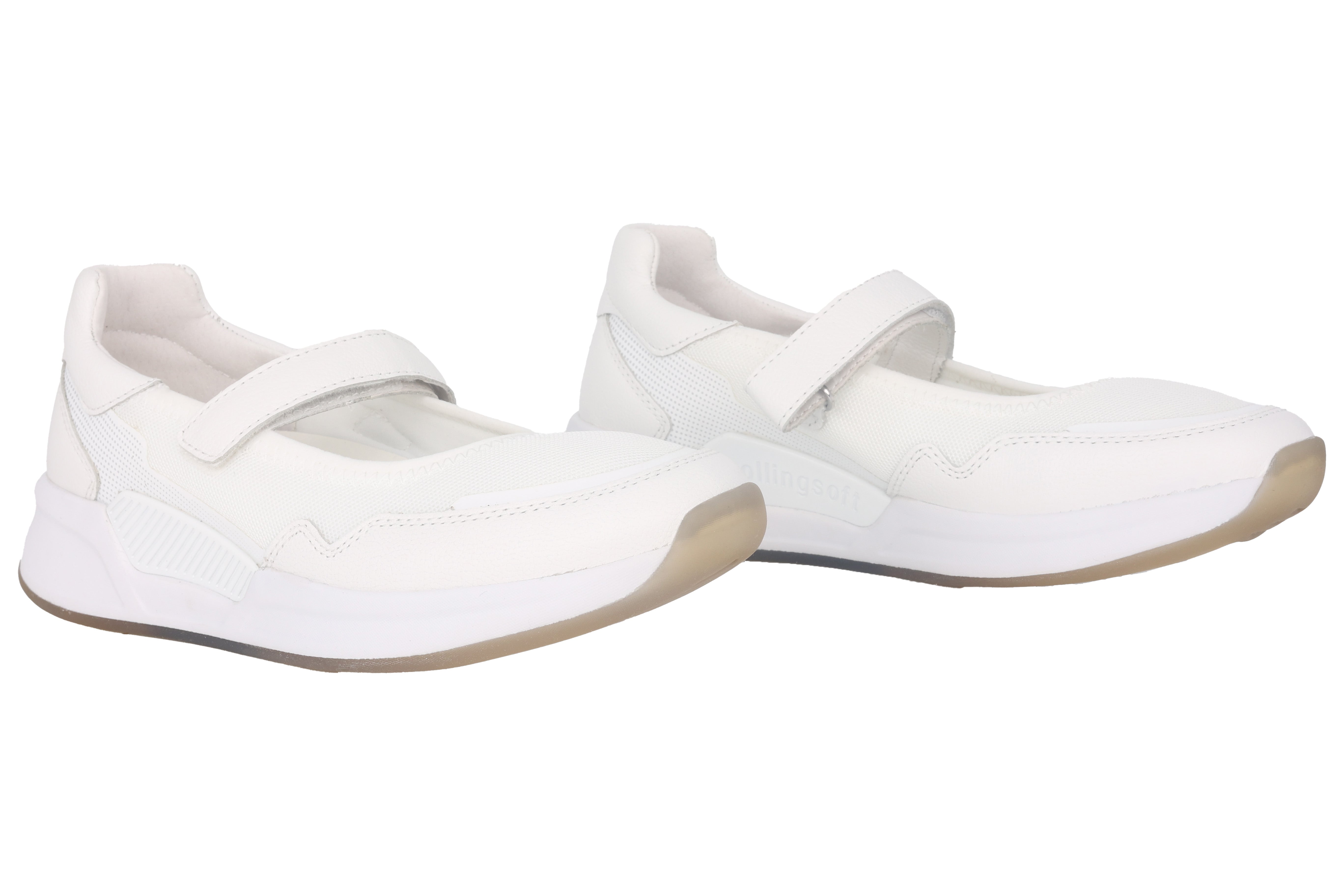 Damen-Rollschuh „26.952.50“ mit Riemen – Weiß