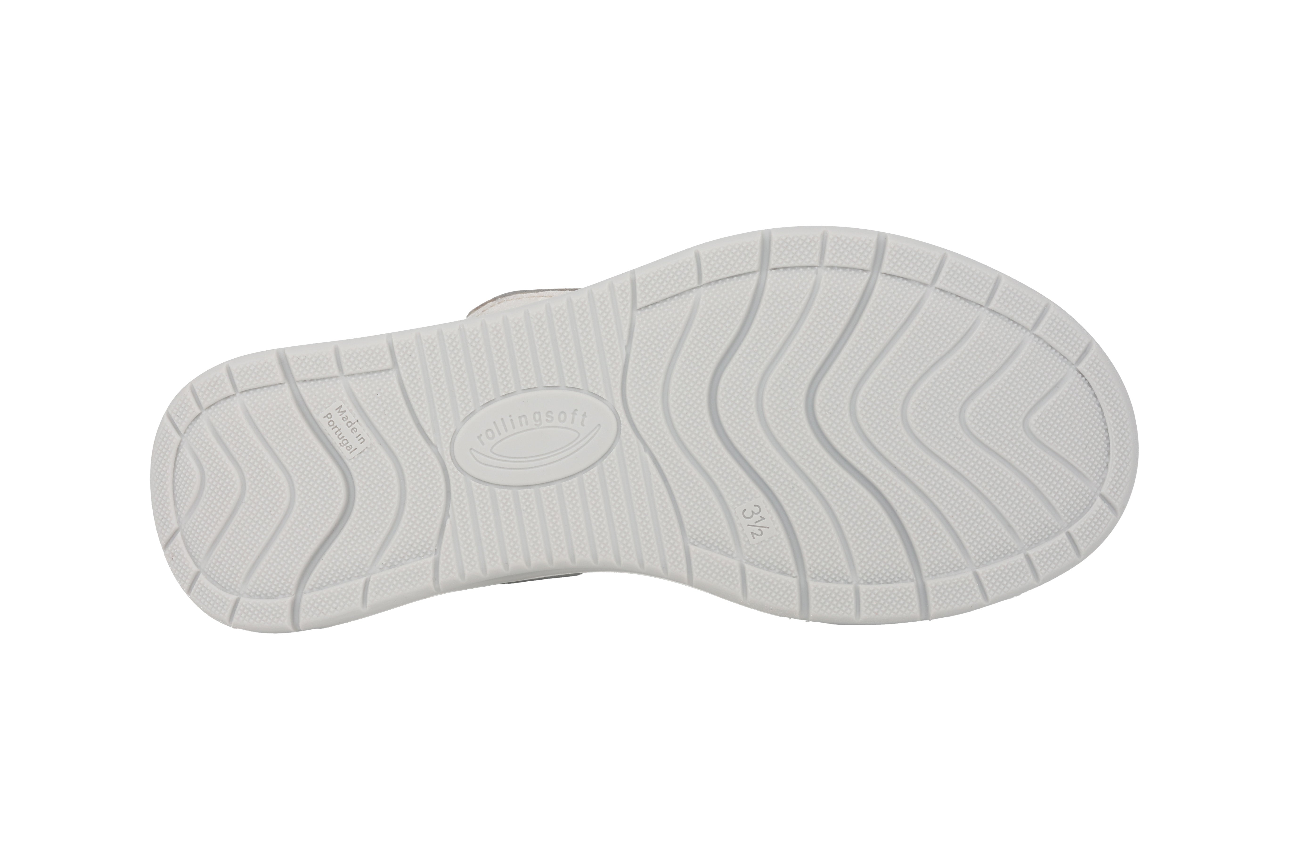 '66.882.51' women's walking rolling sandal - white