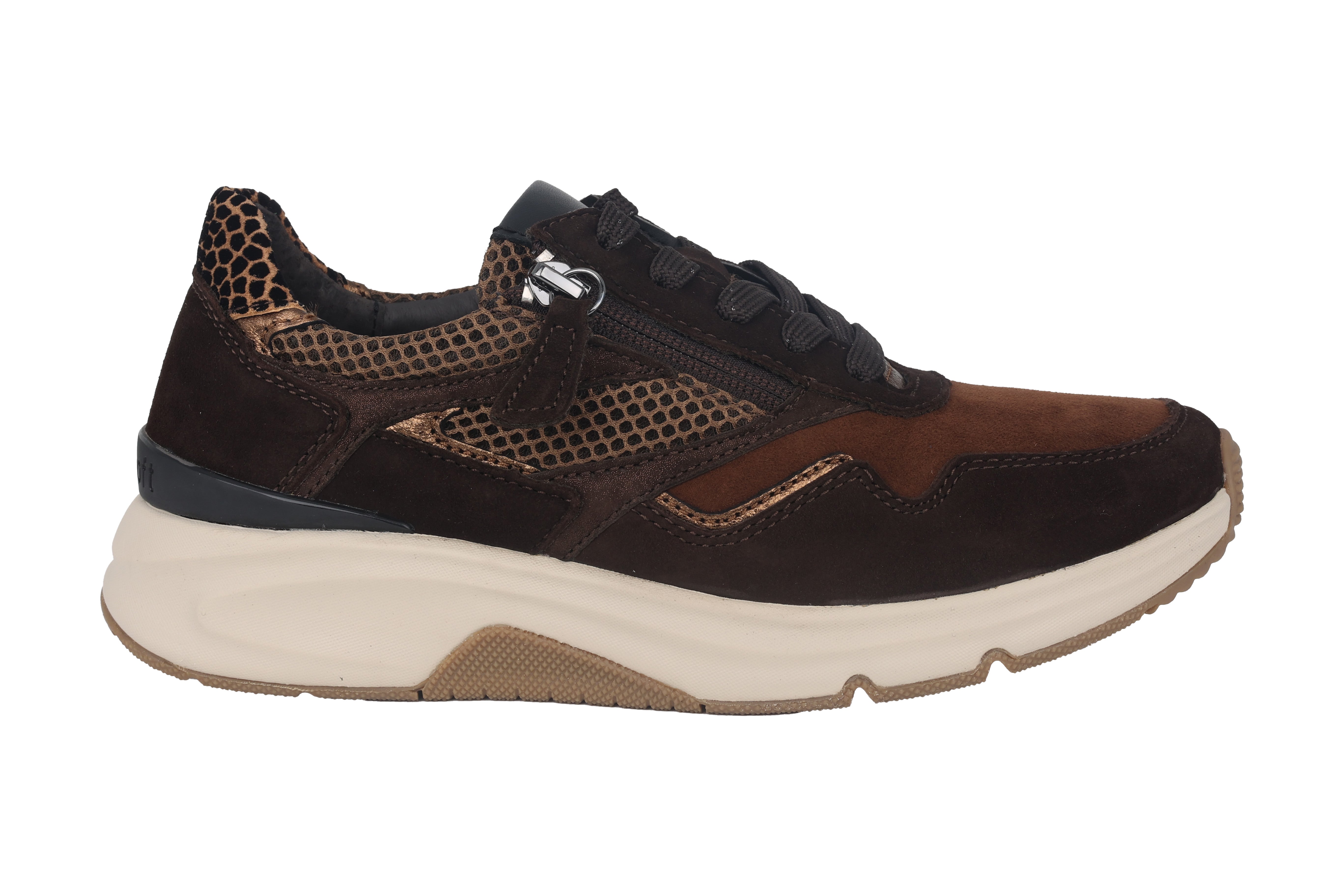 '56.896.41' sneaker à roulettes de marche pour femme - marron