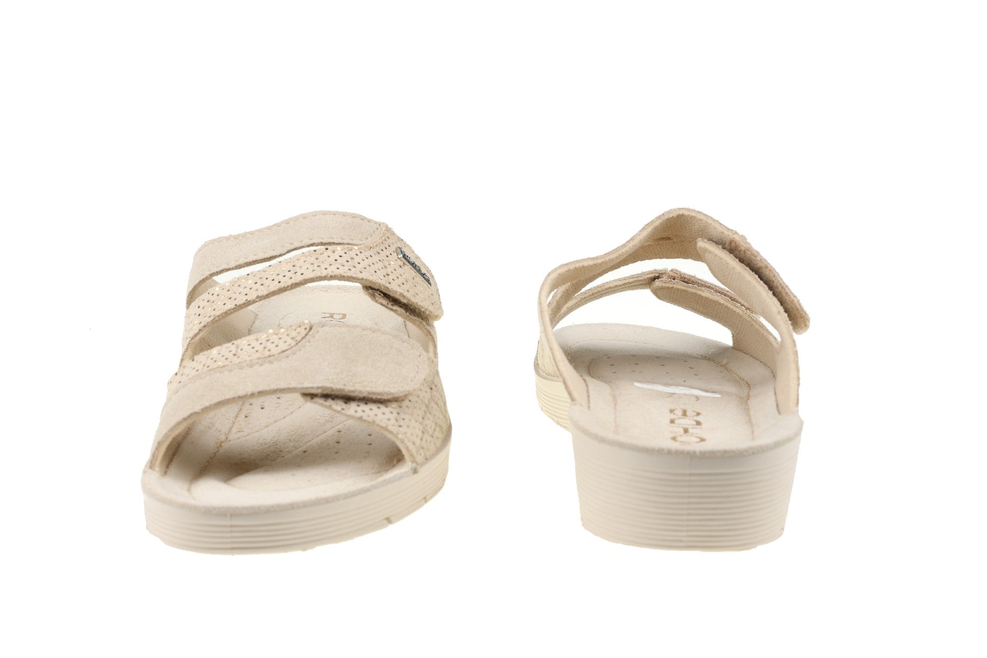 'Roma' women's double strap sandal - Beige - Chaplinshoes'Roma' women's double strap sandal - BeigeRohde