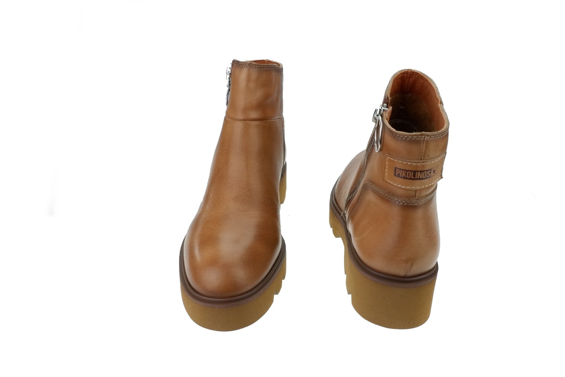 Dames enkellaars 'Salamanca' - Bruin amandel - Chaplinshoes'Salamanca' dames enkellaars - Bruin amandelPikolinos