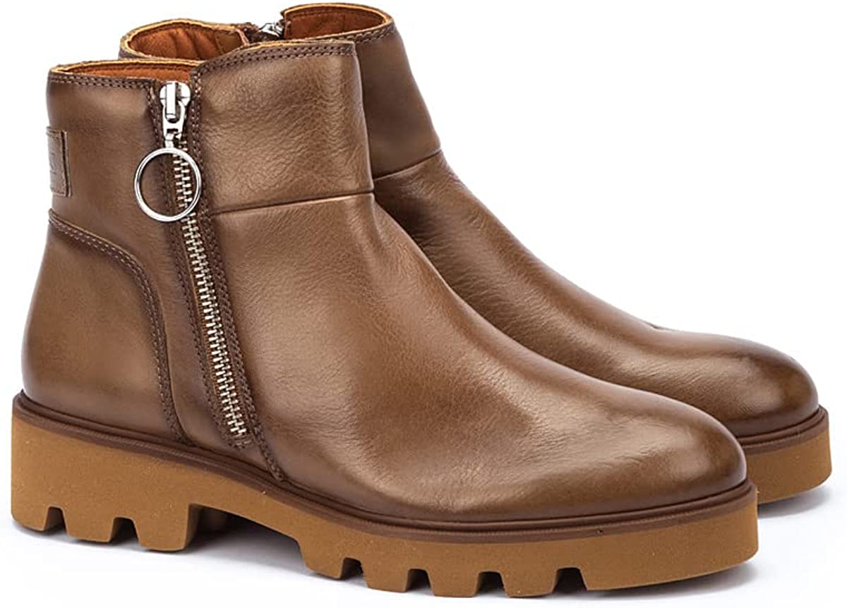 Dames enkellaarsje 'Salamanca' - Olijfgroen - ChaplinshoesDames enkellaarsje 'Salamanca' - Olijfgroen Pikolinos