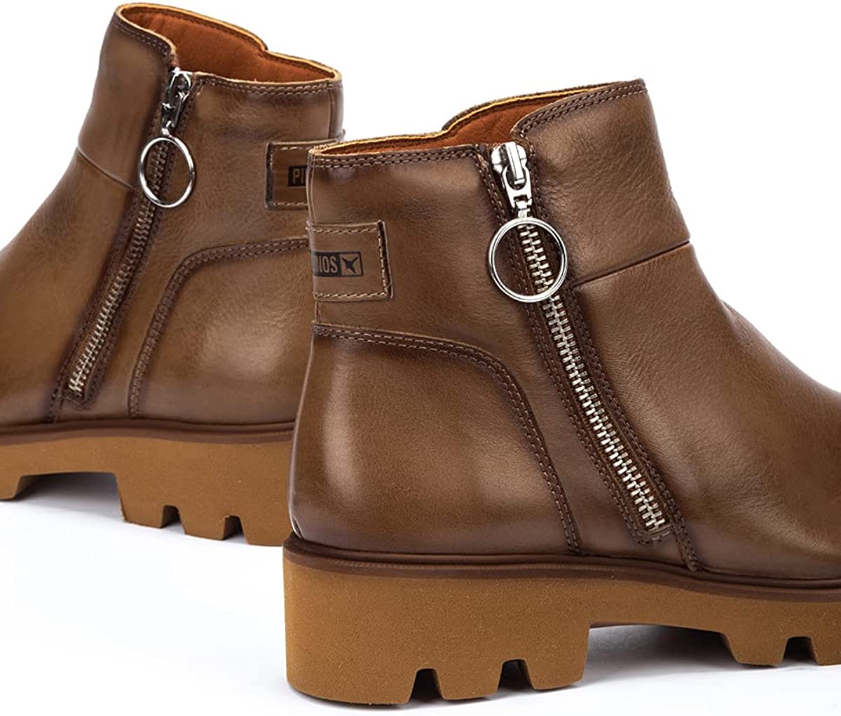 Dames enkellaarsje 'Salamanca' - Olijfgroen - ChaplinshoesDames enkellaarsje 'Salamanca' - Olijfgroen Pikolinos