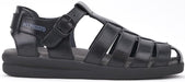 'Sam' men's semi closed sandal - Black smooth - Chaplinshoes'Sam' men's semi closed sandal - Black smoothMephisto