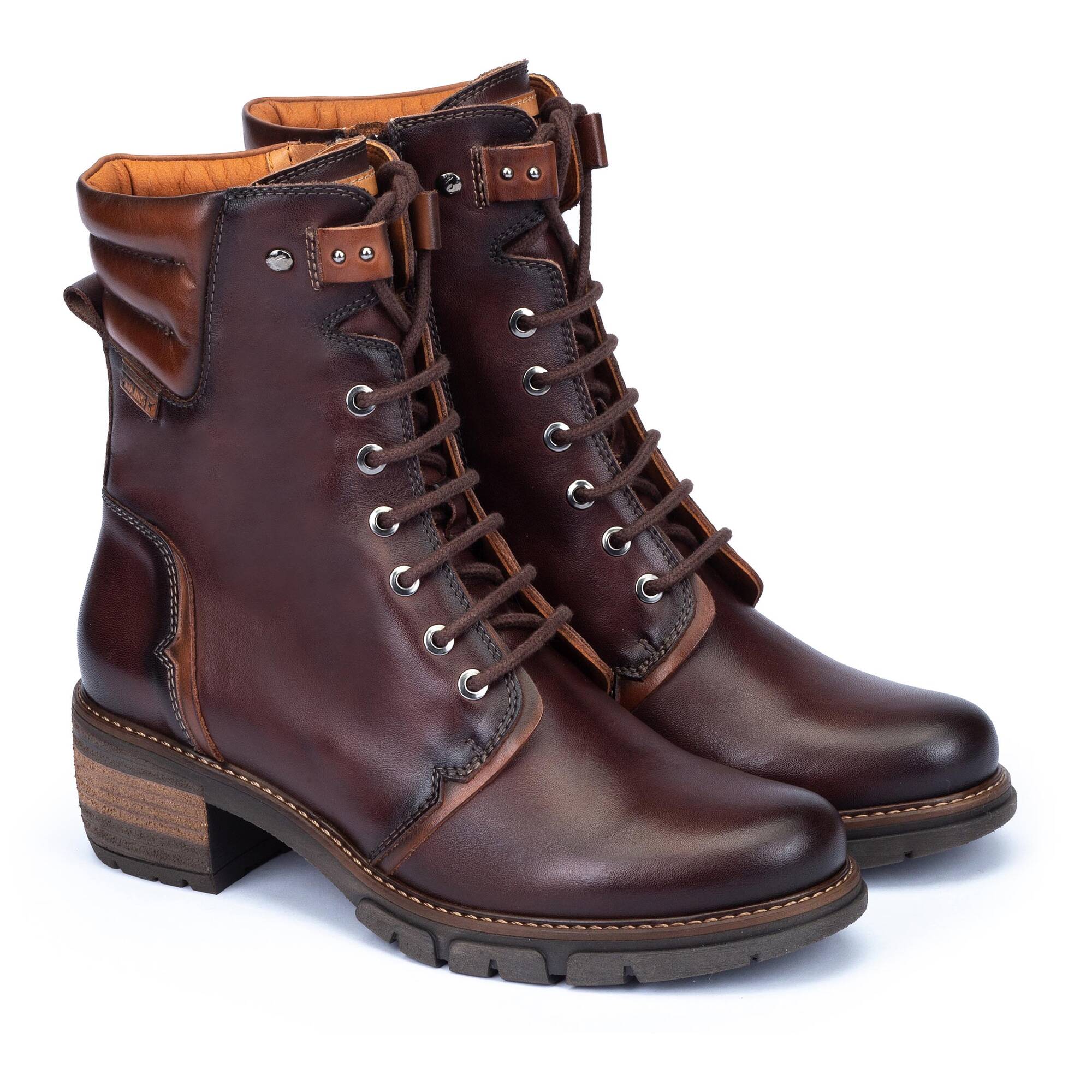 'San Sebastia' women's lace - zip boot - Dark brown - Chaplinshoes'San Sebastia' women's lace - zip boot - Dark brownPikolinos