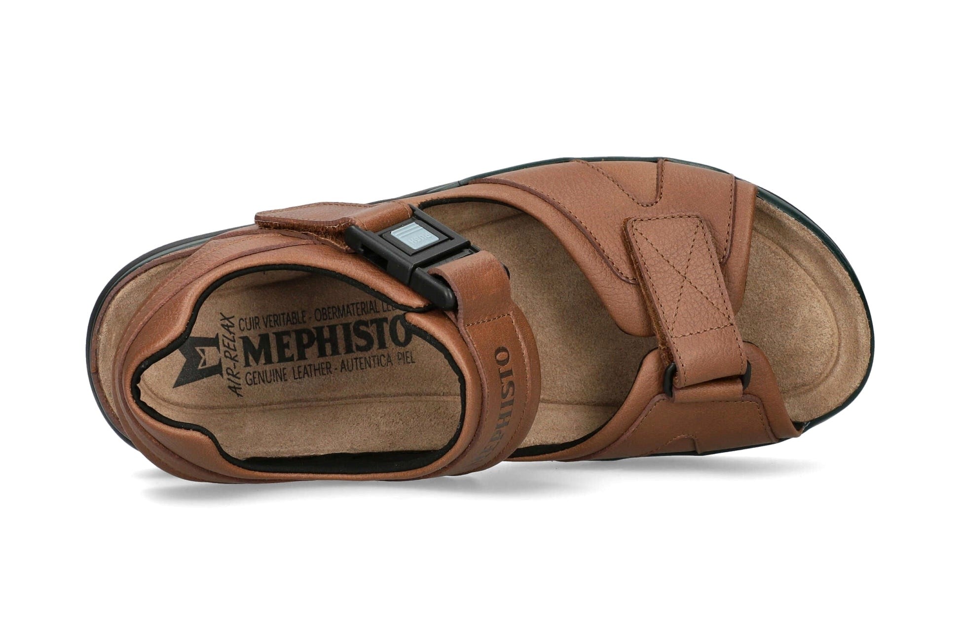 'Shark Fit' men's sandal - chestnut brown - Chaplinshoes'Shark Fit' men's sandal - chestnut brownMephisto