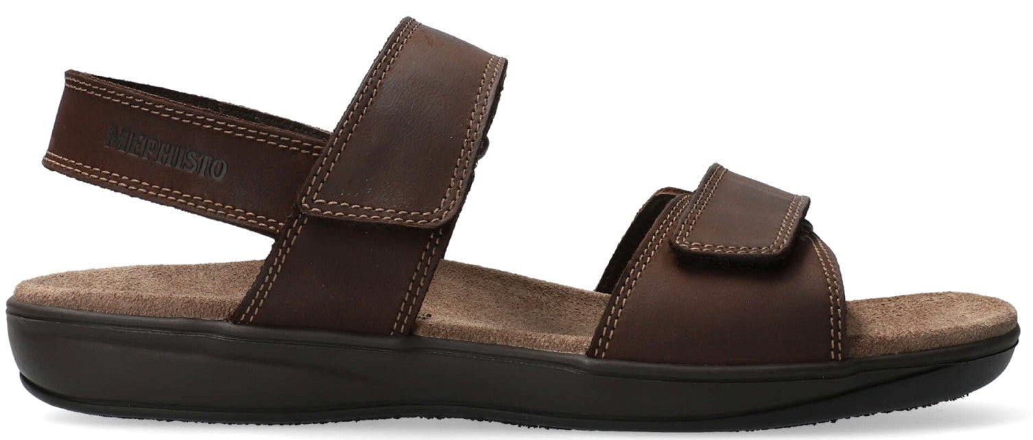 SIMON' men's sandal - dark Brown - ChaplinshoesSIMON' men's sandal - dark BrownMephisto