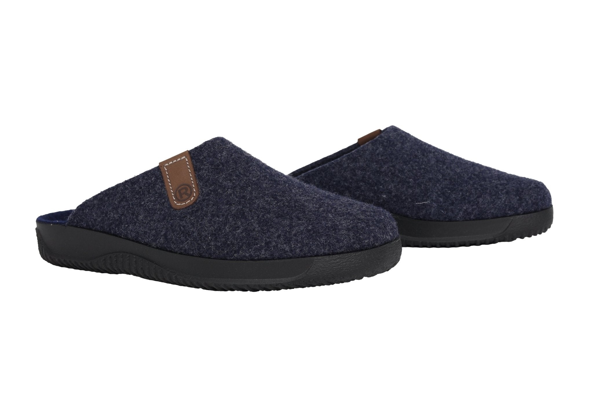 'Soltau - H' herenslipper met brede pasvorm (H) - Blauw - Chaplinshoes'Soltau - H' herenslipper met brede pasvorm (H) - BlueRohde