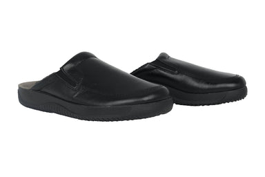 'Soltau - H' men's wide fit (H) homeslippers - Black - Chaplinshoes'Soltau - H' men's wide fit (H) homeslippers - BlackRohde