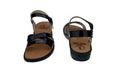 'Sonnica' women's small fit (E) sandal - Black - Chaplinshoes'Sonnica' women's small fit (E) sandal - BlackGanter