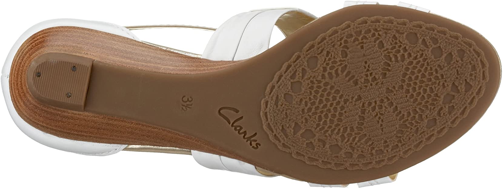 'Sugar Bowl' women's sandal - white patent - Chaplinshoes'Sugar Bowl' women's sandal - white patentClarks