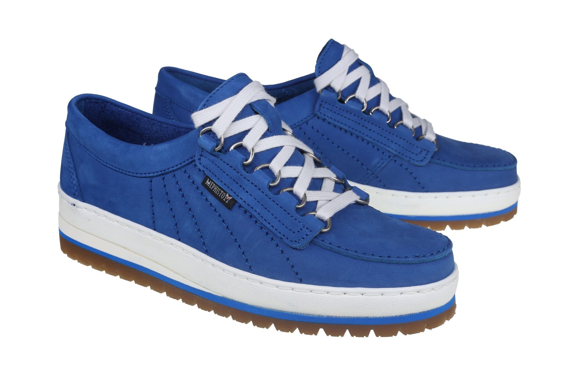 'Super Lady' women's mephisto originals lace - up - blue - Chaplinshoes'Super Lady' women's mephisto originals lace - up - blueMephisto