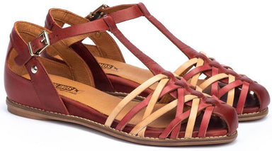 'Talavera' women's sandal - Red mix - Chaplinshoes'Talavera' women's sandal - Red mixPikolinos