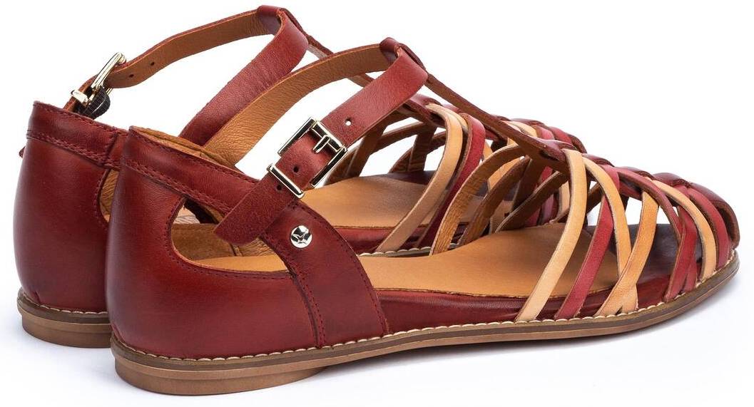 'Talavera' women's sandal - Red mix - Chaplinshoes'Talavera' women's sandal - Red mixPikolinos