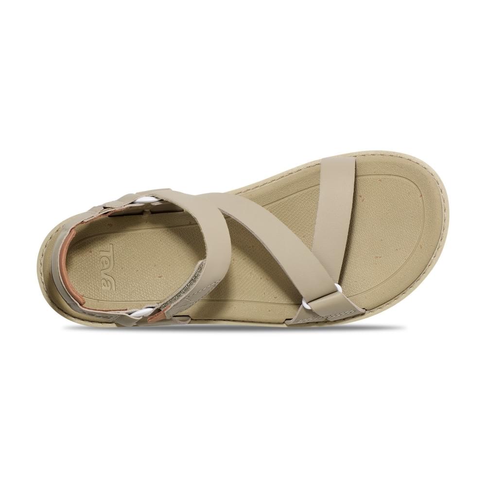 Damessandaal 'Madera Wedge' - groen