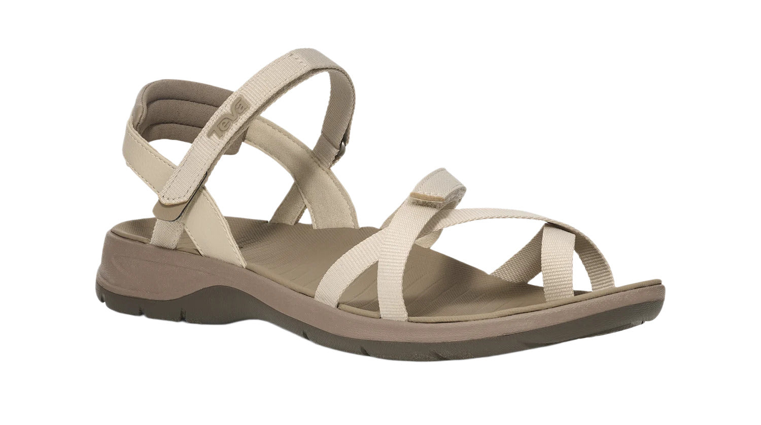 Damensandale 'Tirratraveler Slingback' - Beige