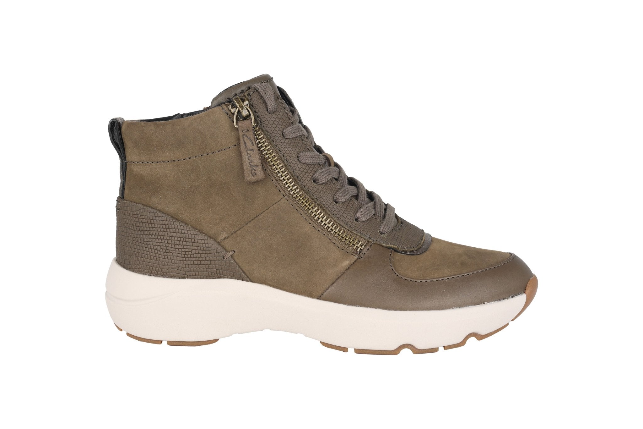 'Tivoli Lane' women's lace - zip boot - Green - Chaplinshoes'Tivoli Lane' women's lace - zip boot - GreenClarks