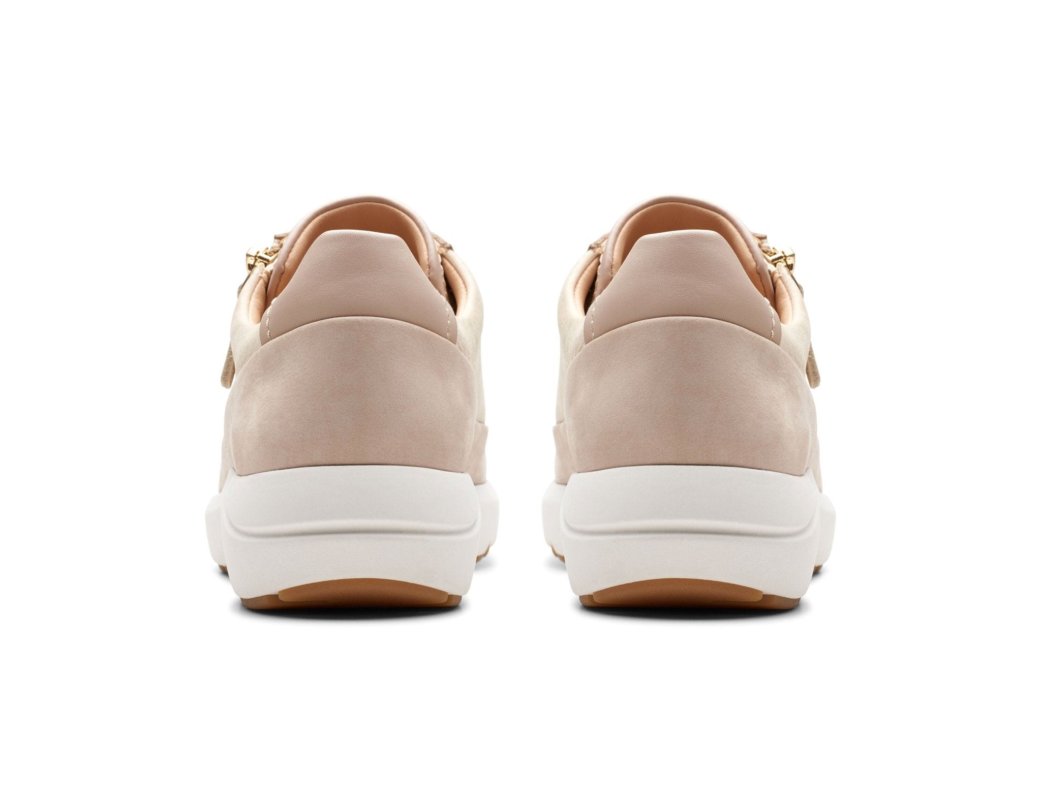 'Tivoli Zip' women's lace - zip sneakers - beige - Chaplinshoes'Tivoli Zip' women's lace - zip sneakers - beigeClarks