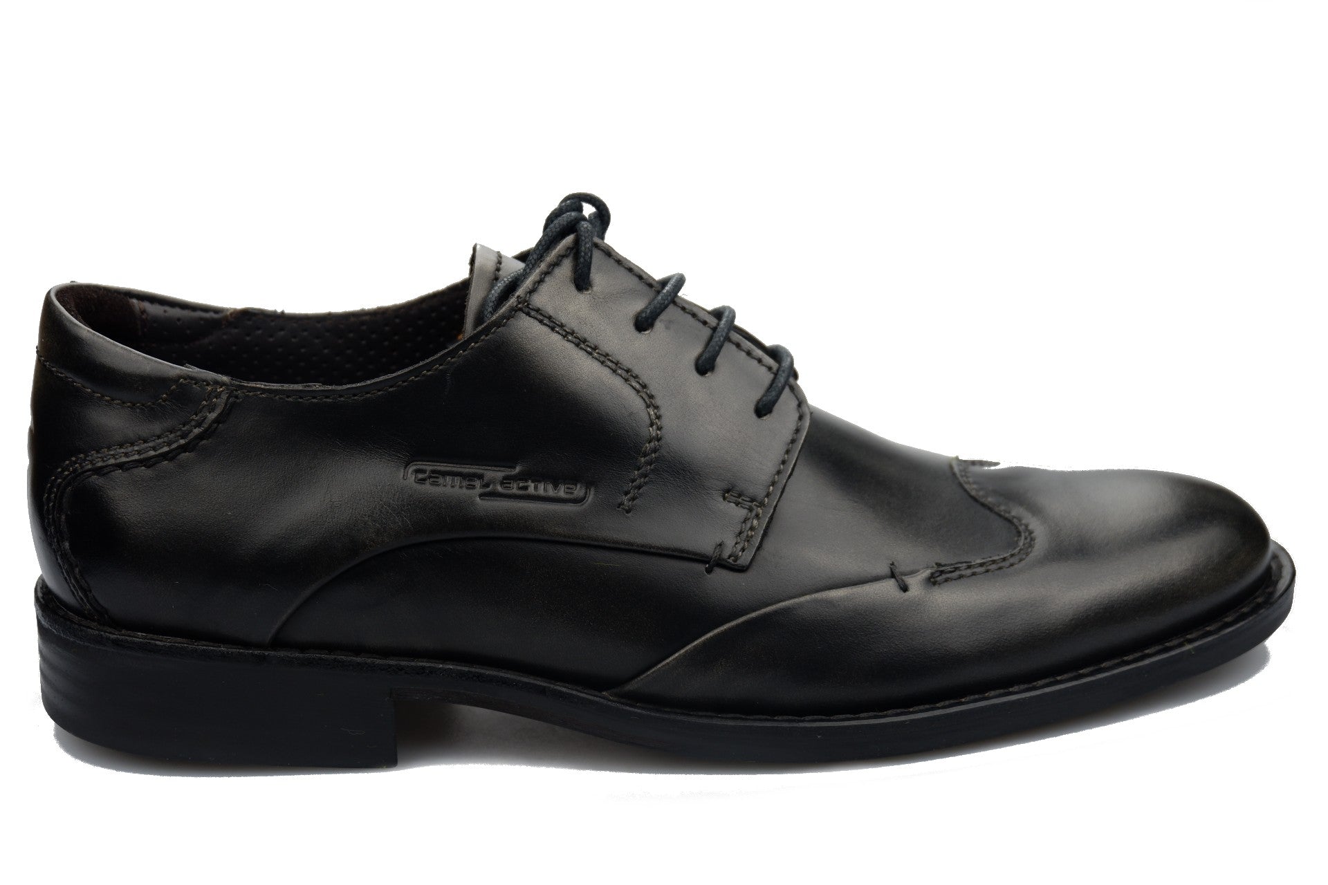 'Torino' men's lace - up shoe - Dark grey - Chaplinshoes'Torino' men's lace - up shoe - Dark greyCamel Active