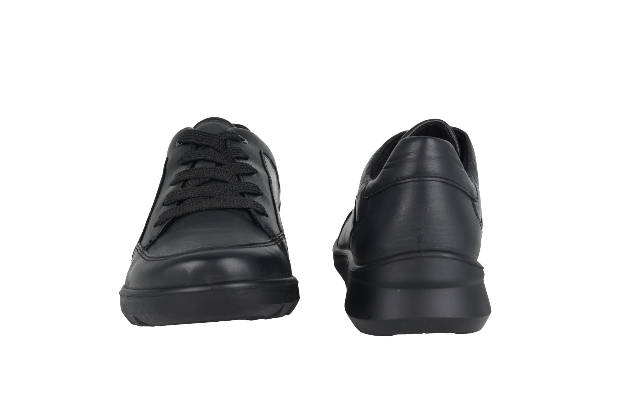 'Toronto' women's wide fit (H) warmlined lace - up sneaker - black - Chaplinshoes'Toronto' women's wide fit (H) warmlined lace - up sneaker - blackAra