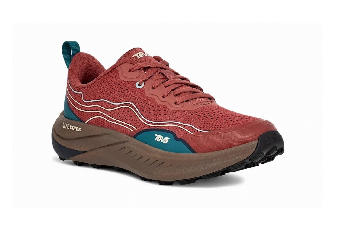 'Trailwinder' women's walking sneaker - Red - Chaplinshoes'Trailwinder' women's walking sneaker - RedTeva