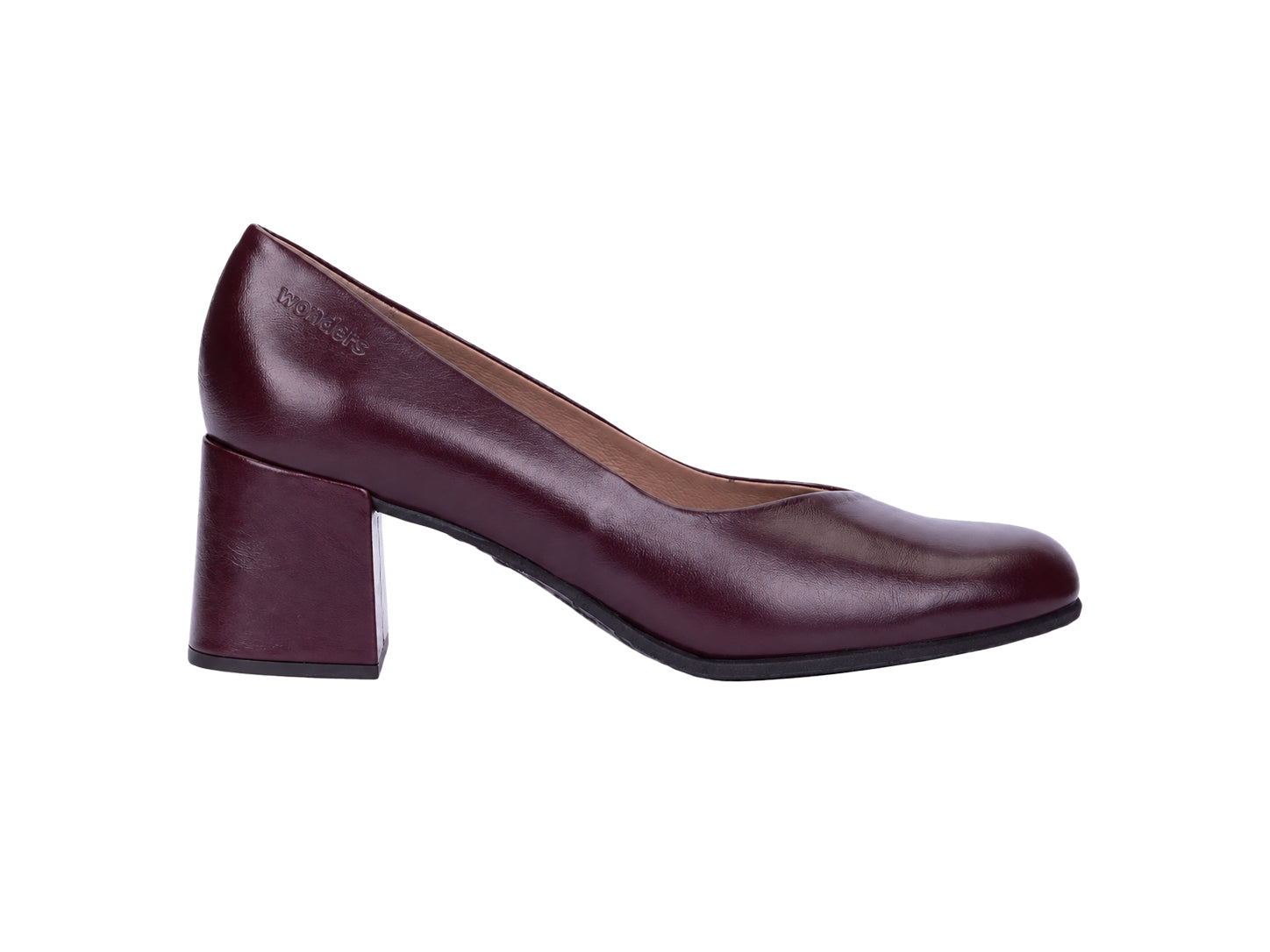 'Vflex 01' women's leather heel pumps - red
