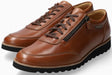 'Valentino' men's lace - zip shoe - brown hazelnut - Chaplinshoes'Valentino' men's lace - zip shoe - brown hazelnutMephisto