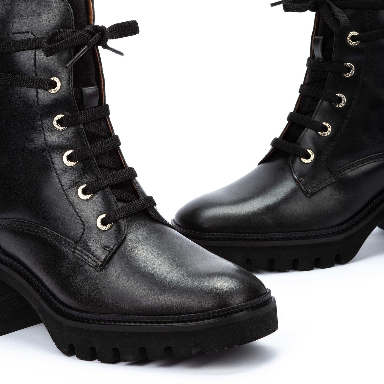 'Valladolid' women's lace - zip boot - Black - Chaplinshoes'Valladolid' women's lace - zip boot - BlackPikolinos