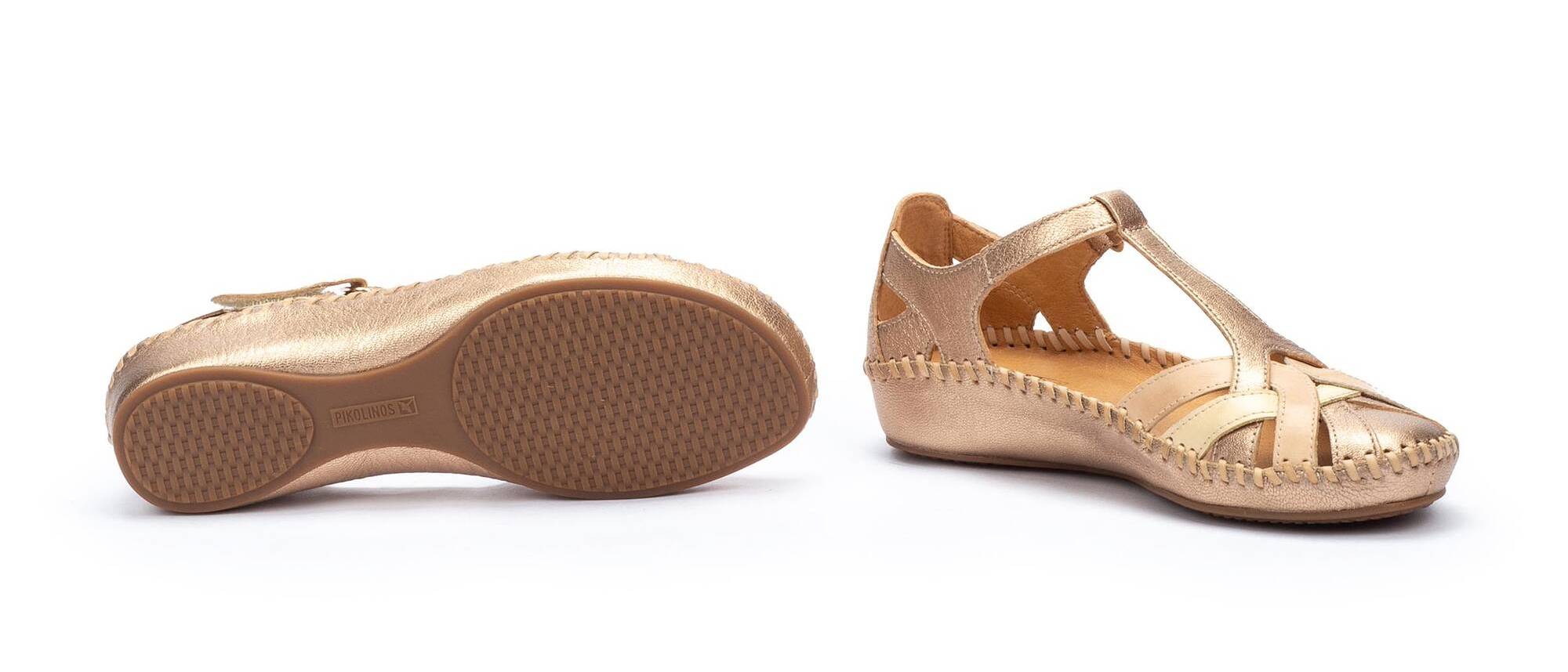 'Vallarta' women's sandal - metallic bronze - Chaplinshoes'Vallarta' women's sandal - metallic bronzePikolinos