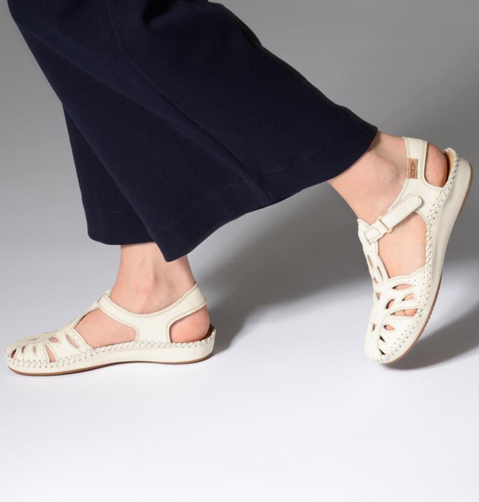 'Vallarta' women's sandal - Off white - Chaplinshoes'Vallarta' women's sandal - Off whitePikolinos