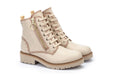 'Vicar' women's lace - zip boot - Off white - Chaplinshoes'Vicar' women's lace - zip boot - Off whitePikolinos