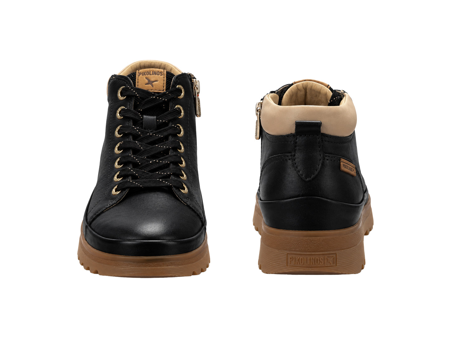 Zapatilla tipo bota para mujer 'Vigo' - negro