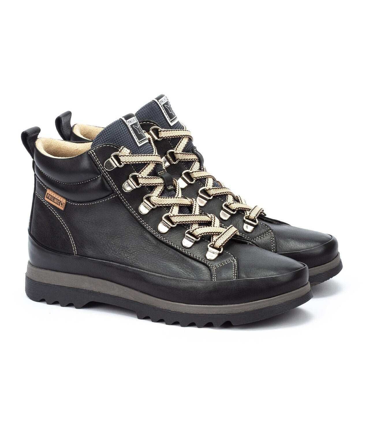 'Vigo' women's lace - zip boot - Black - Chaplinshoes'Vigo' women's lace - zip boot - BlackPikolinos