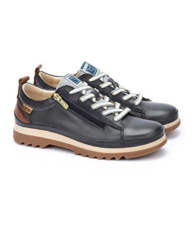 'Vigo' women's lace - zip sneaker - Blue - Chaplinshoes'Vigo' women's lace - zip sneaker - BluePikolinos