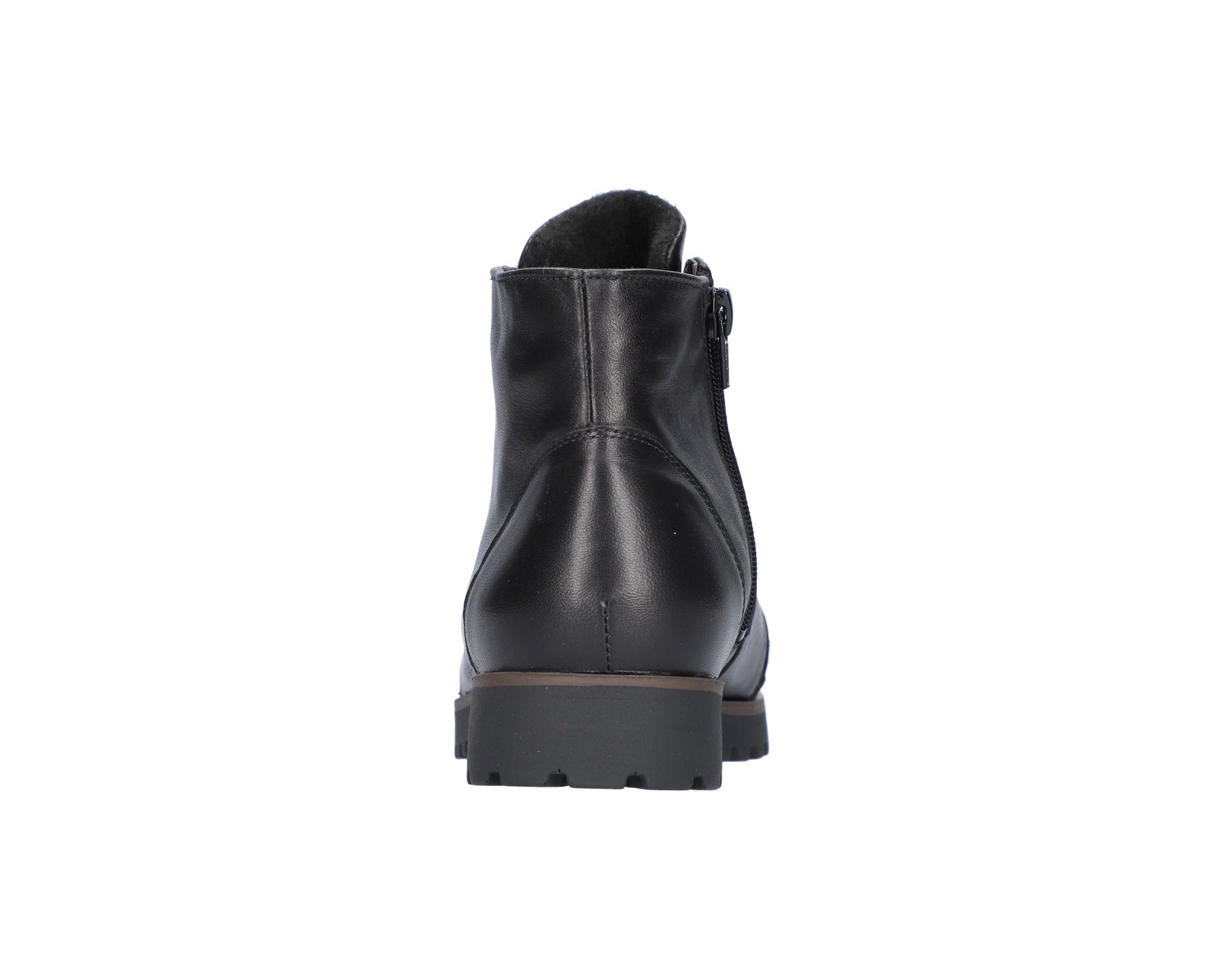 Bottine à lacets et zip femme coupe large (H) 'H-Teresa' - vert