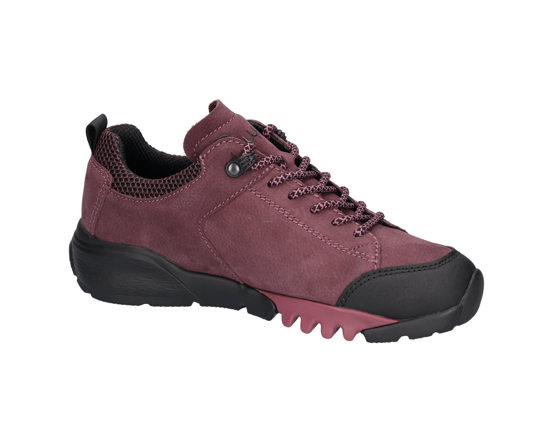 'H-Amiata' waterdichte dames wandelsneaker met brede pasvorm (H) - rood