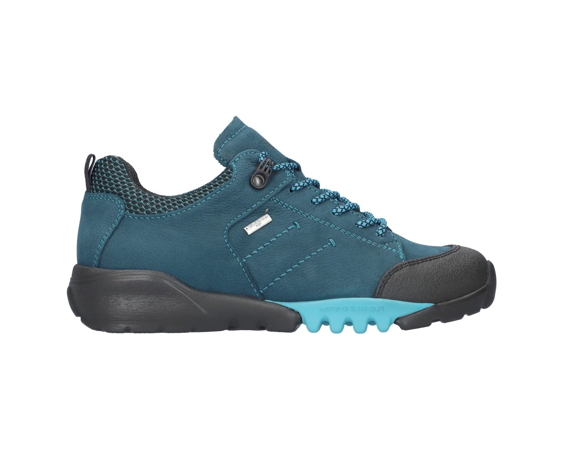 H-Amiata Women's Wide Fit (H) Waterproof Walking Sneakers - Blue