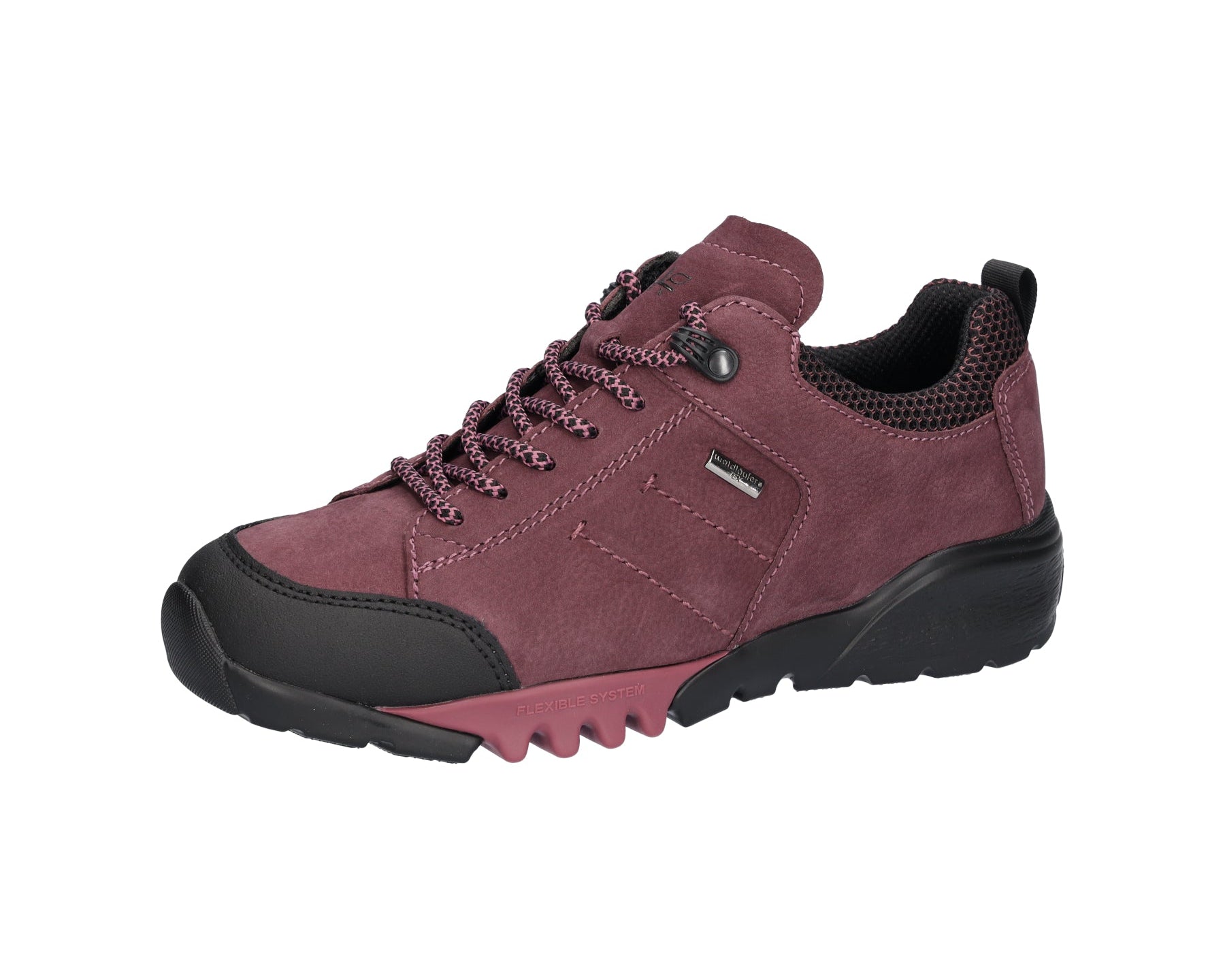 'H-Amiata' waterdichte dames wandelsneaker met brede pasvorm (H) - rood