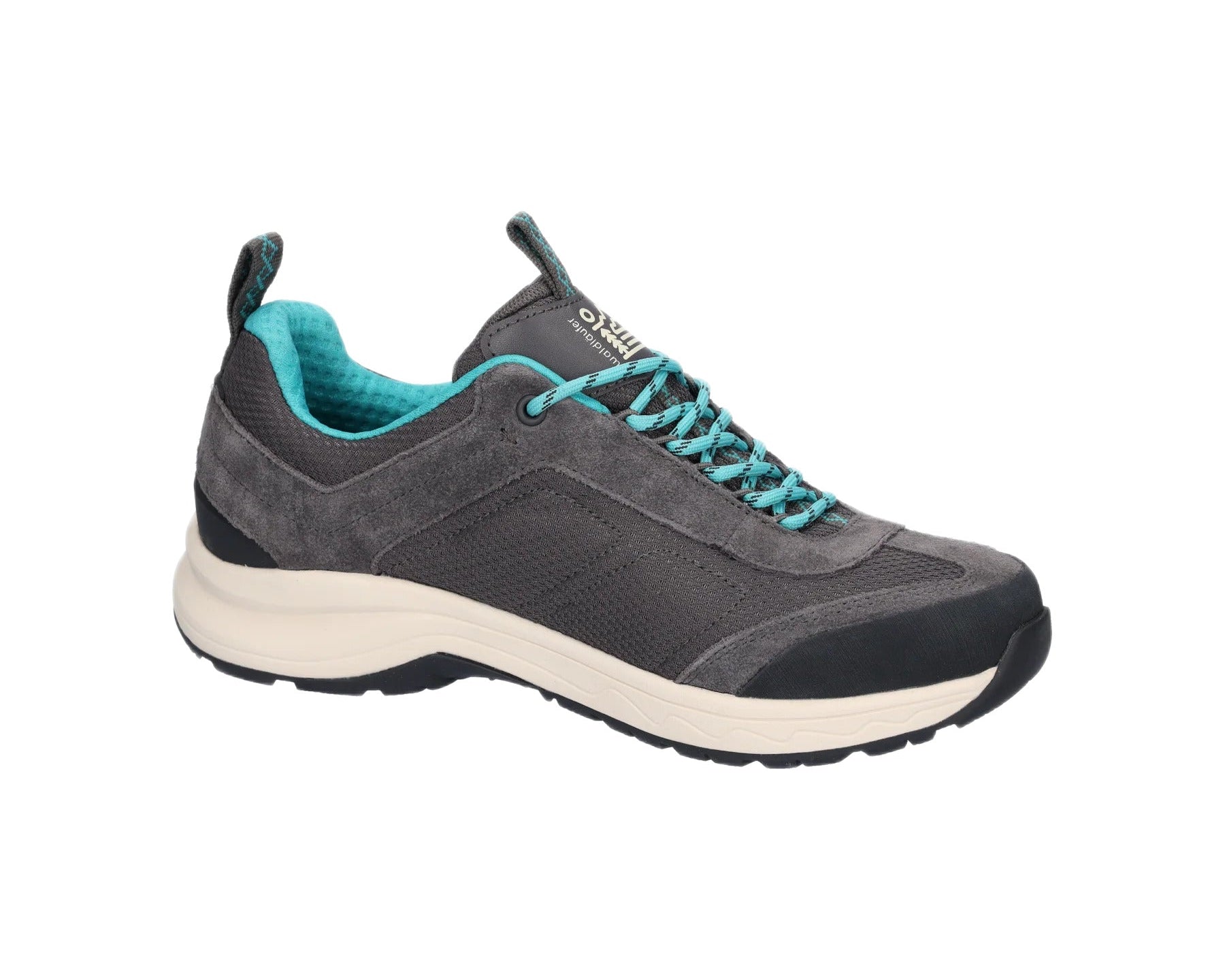 Baskets coupe large (H) pour femme 'H-Freya' - Gris