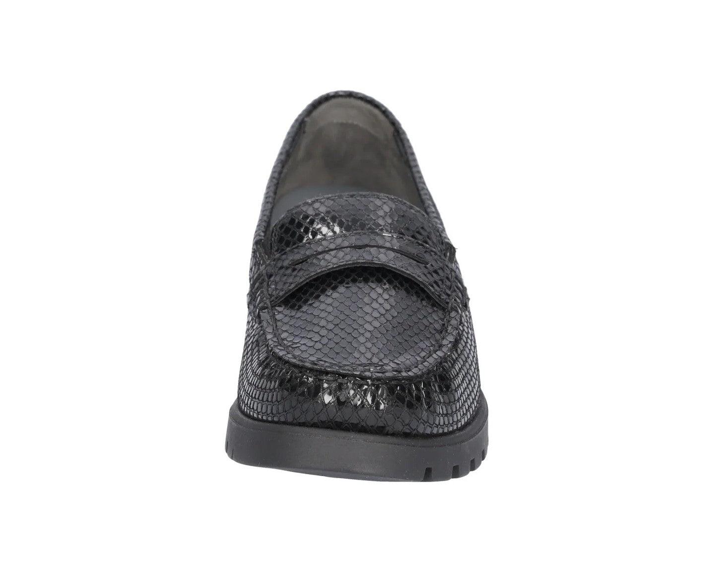 'Hegli' women's wide fit (H) loafer - black